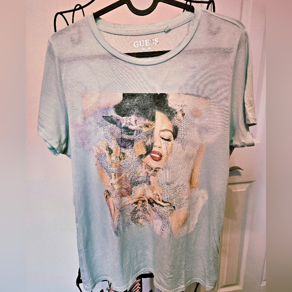 Baby Blue Graphic T-shirt